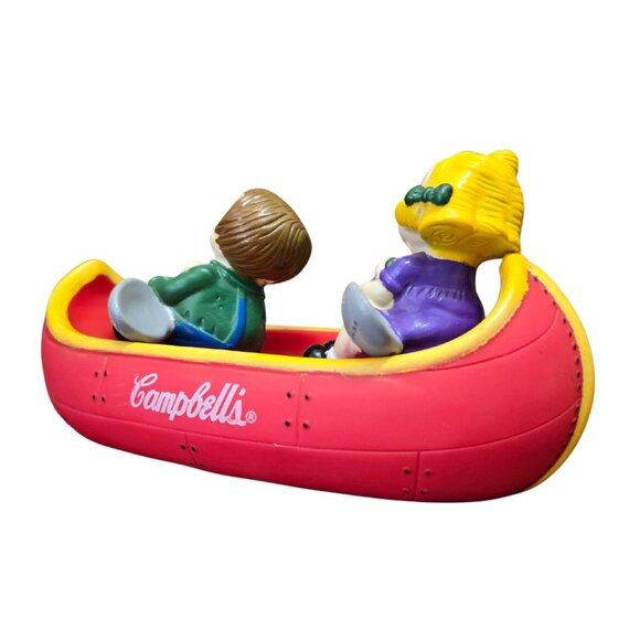 Campbell's Soup Kids Sitting In A Boat Vinyl Figures Bathtub Toy Promo 2004 - Picture 9 of 9